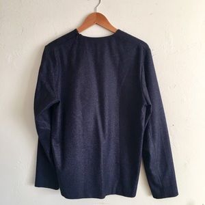 — COS Long Sleeve Top - Blue —
